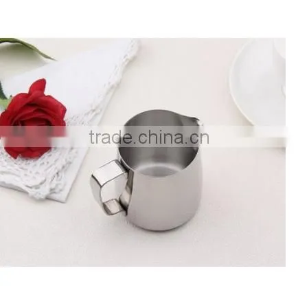 350/600/1000 ML High Quality Coffee Cup Stainless Steel Milk Pitcher photo-5