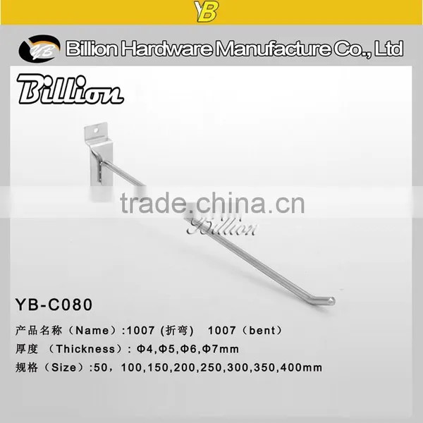 Hanging Hook Chrome Plating Display Steel Hooks Shop Fittings Slatwall photo-5