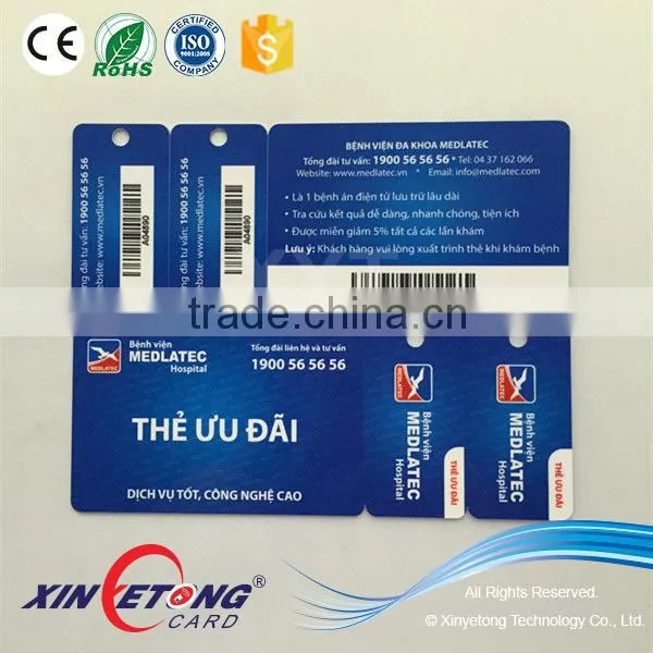 Big Chain Store 114x54mm PVC Key Tag Combo PVC Cards for Access Control photo-2