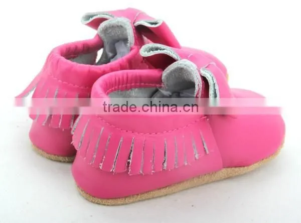 Wholesale Cheap Leather Moccasins Baby Shoes photo-3