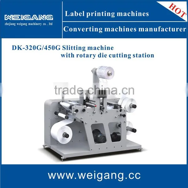 DK-320G Label die cutting and slitting machine /converting and finishing machine
