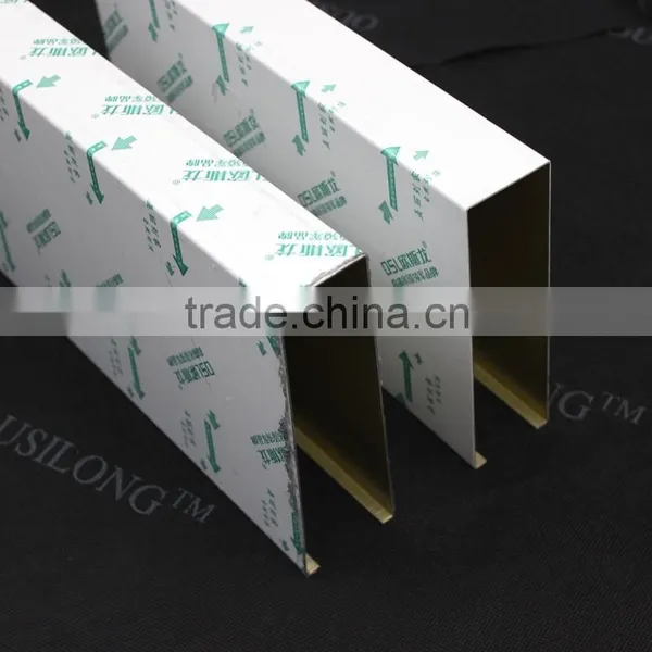 Weather Resistant U Aluminum Interior Baffle Linear Ceiling Material photo-3