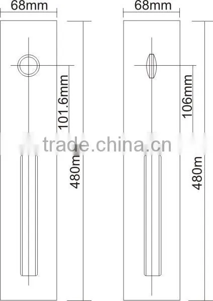 2016 New Design Europeanism Security Mortise Lock Handleset Lock Series photo-4