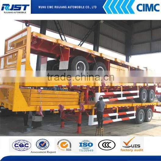 Wood Logging Trailer In Truck Semi Trailer/Wood Transportation Semi Trailer photo-3