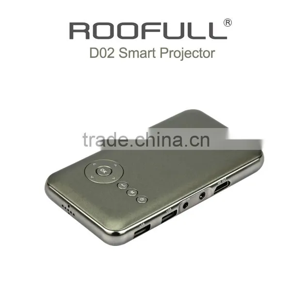2016 Hot Selling RK3128 Smart Mini Portable Projector Support 4K, H-DMI, USB for Business, Education,and Home Theater photo-4