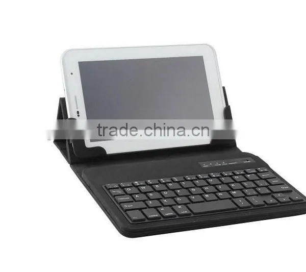 Tablet PC Universal Bluetooth Keyboard Leather Case Compatible With Android Win IOS System Bluetooth 3.0 photo-5