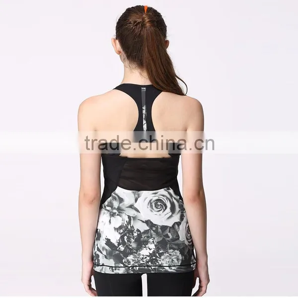 2015 Running Stringer Vest, Popular Nice Design Yoga Vest for Ladies photo-2
