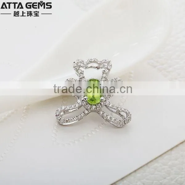 Fashion Doll Pendant S925 Platinum Plating Pendant photo-2