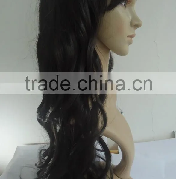 2016 New Fashion Style Long Curly Wig Cheap Syntheti Wigs Heat Resistant Free Shipping photo-3