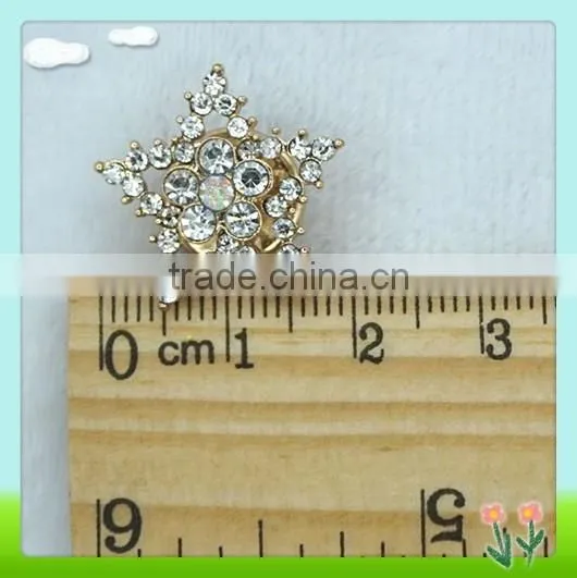 Wholesale and Custom Decorative Star Rhinestone Button photo-2