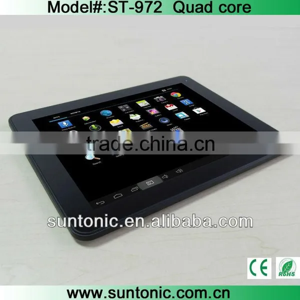 2013 Newly-announced 9.7 Inch Cheap Quad Core pc Tablet at Competitive Price