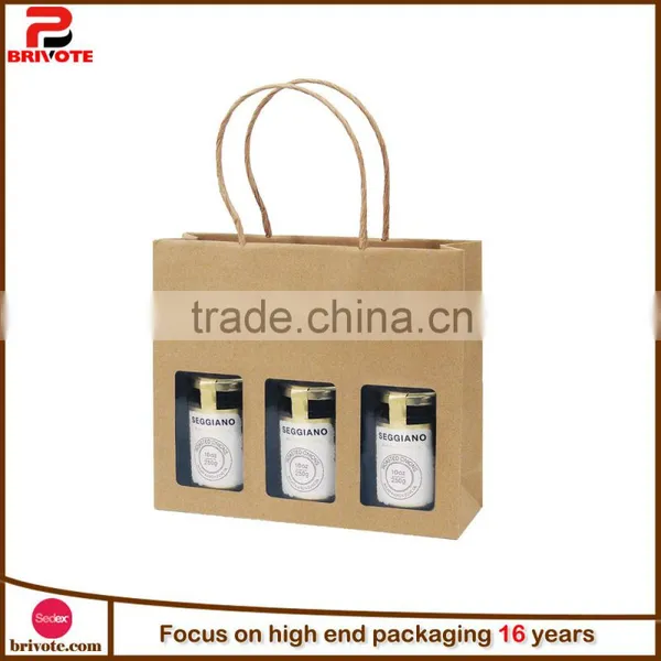 Shopping Paper Bag/Kraft Paper Bag/Eco-friendly Brown Paper Bag Quality Choice photo-3