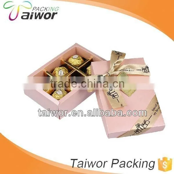 Custom Logo High Quality Paper Chocolate Box With Paper Tray photo-3