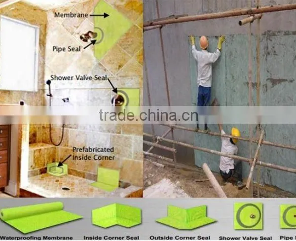 Eco Friendly PP PE Waterproof Washer Liner With Self Adhesive Glue photo-6