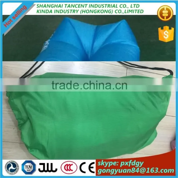 Hot Hangout Fast Banana Air Spleeping Bag U Shape Inflatable Sofa, Square Head Air Hangout Sleeping Bag