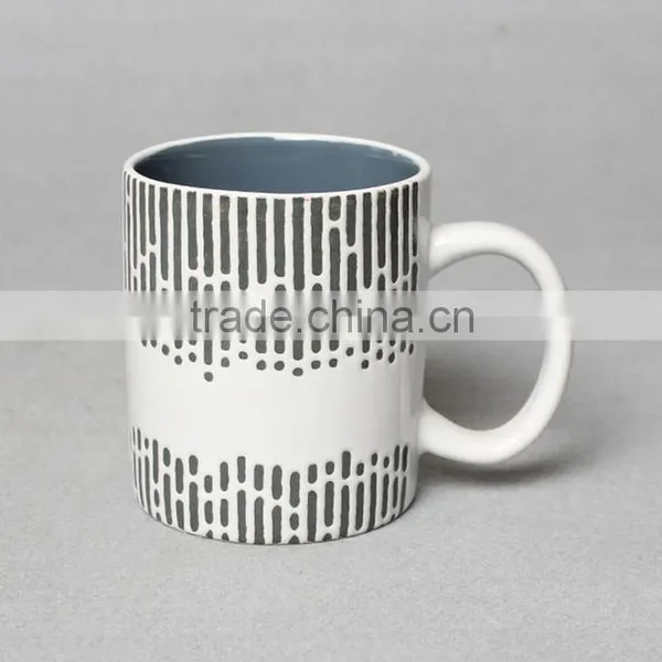 11oz Ceramic Mug With Handle, Ceramic Milk Mug Cup photo-3