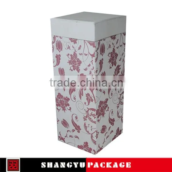 Velvet Custom Cylinder Cardboard Wine Box photo-2
