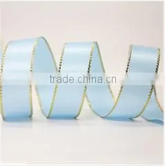 Gold New Kinds of Ribbon With 100% Polyester photo-3