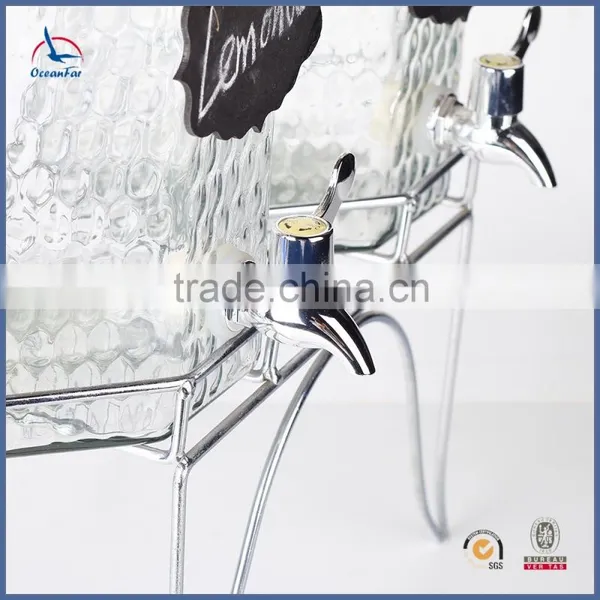 High Quality 5L Glass Dispenser Wholesale Glass Beverage Dispenser photo-2