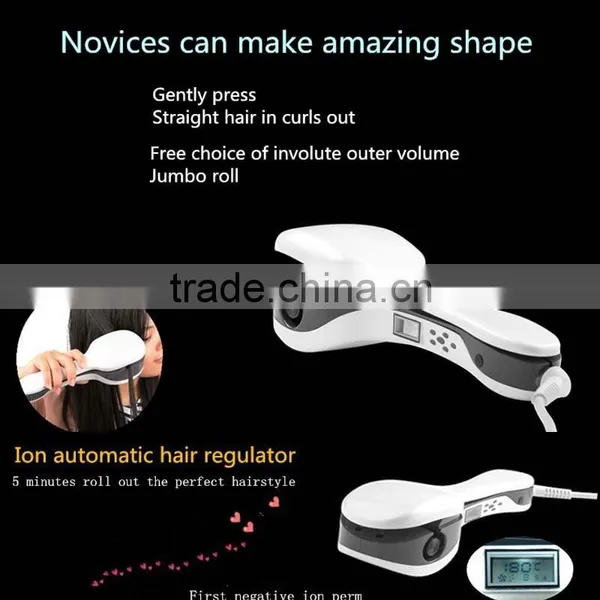 2015 Newest! Negative Ion Digital Auto Hair Curl, Magic Hair Curler, LCD Automatic Hair Curler, Skype/anna294913768 photo-2