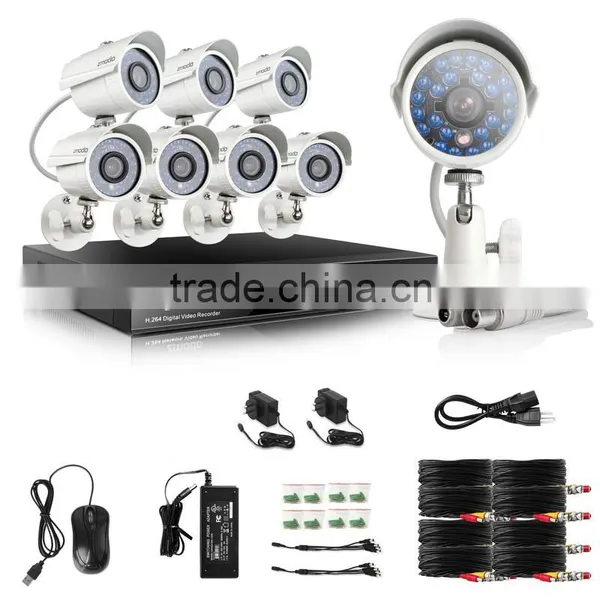 Zmodo CCTV System 960H 8CH DVR+8 Cameras Kit & 700tvl Camera photo-2