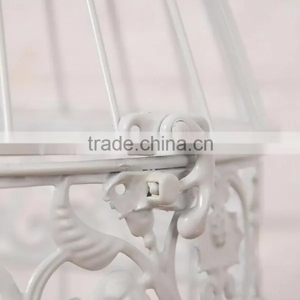 Metal White Wholesale Decorative Bird Cages Wedding photo-5