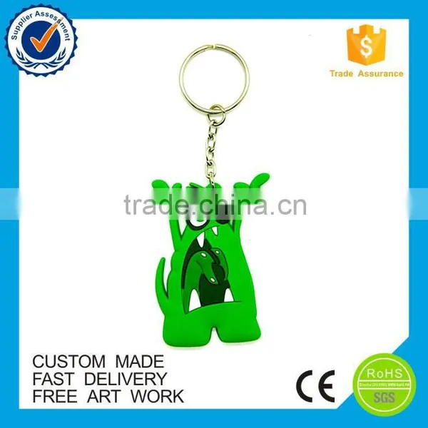 High Quality Cheap Rubber Pvc Souvenir Logo Keychain photo-4
