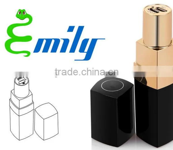 New Product Fashion Style Lipstick Tube 2600mah 3.7v Power Bank