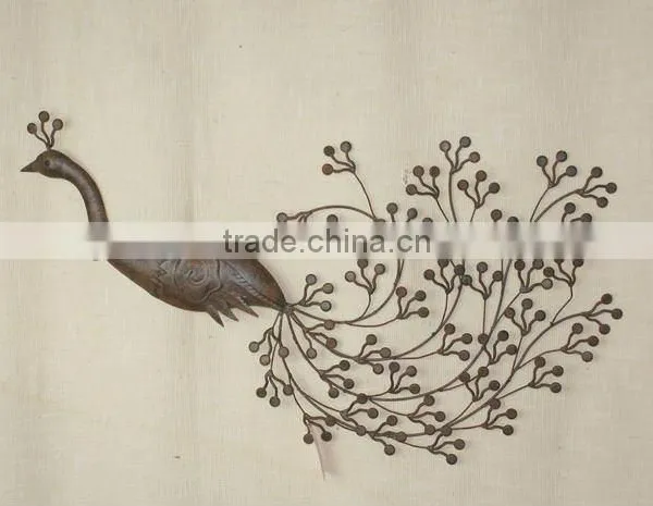 Decorative Peacock Metal Wall Decor