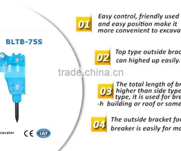 BLTB-75S Rock Mining Breaker, Rock Breaker , Breaker Tool , Mining Breaker, Rock Breaker at the Resonable Price for Excavator photo-2