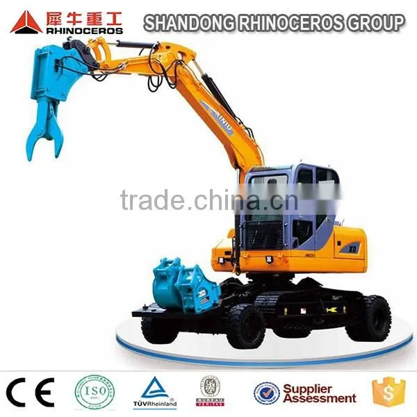 Wheel Crawler Excavator 8ton Earthmoving Digger Machine photo-4
