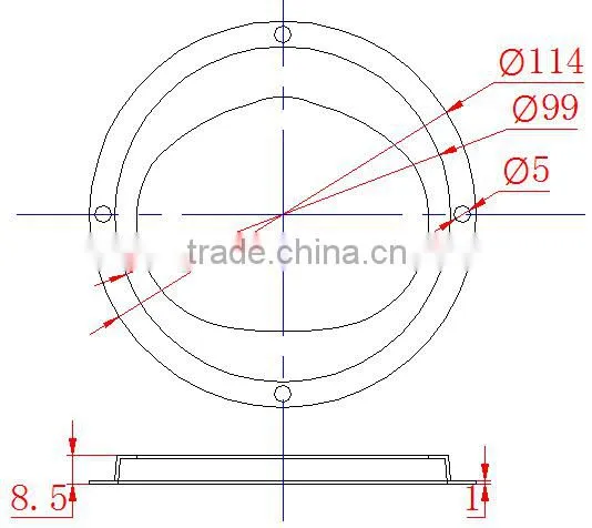 Led Glass Lens for Urban Road KC92-0 92mm photo-6