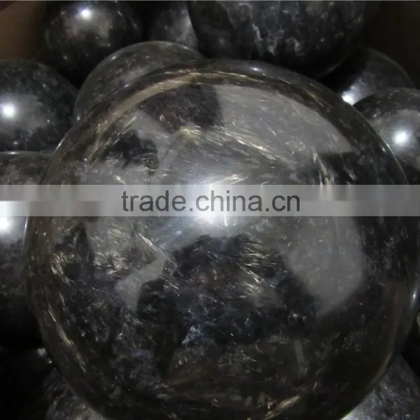 2015 New FengShui Natural Astrophyllite Stone Ball Sphere Quartz Crystal Ball Sphere photo-2