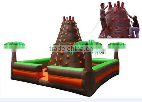 Palm Tree Inflatable Rock Climbing Wall Inflatable Playground Inflatable Games