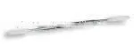 MI-111-123SPATULADouble-ended, Rounded Edges.Stainless Steel