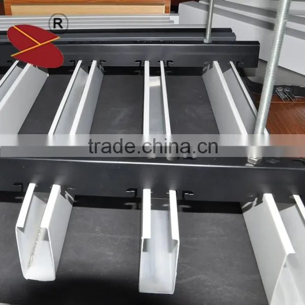 Wholesale 100*100*1.0mm Powder Coating White Color Aluminium Baffle Ceiling photo-5