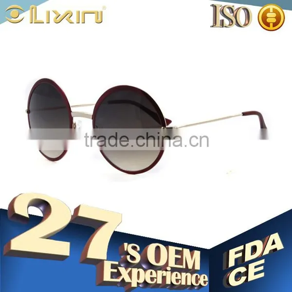 Newest Street Style Classical Circle Metal Sunglasses 511JT48033 photo-2