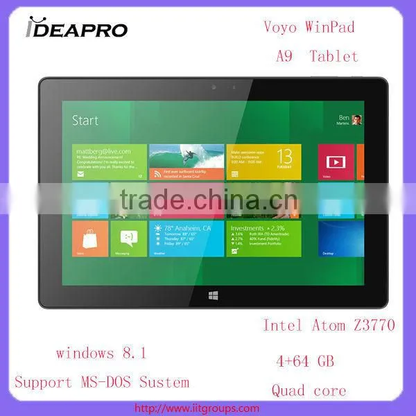 Voyo WinPad A9 Intel Atom Z3770 Intel Atom Z3770 Quad Core 10 Inch Tablet
