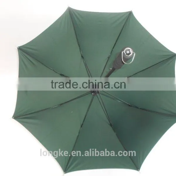 Solid Color Soft Touching Foam Eva Handle Golf Umbrella Fiberglass Shaft photo-6