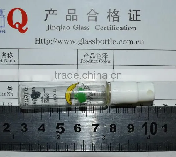 High White Tube Glass Bottle/Mini Glass Perfume Bottle 15ml American Market photo-2