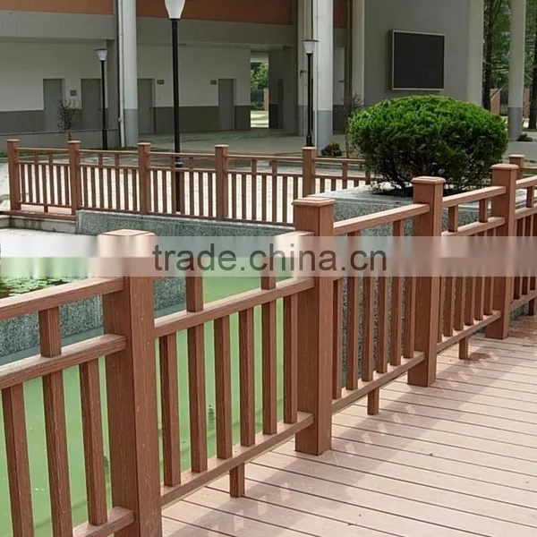 Wood Plastic Composite Outdoor Decking WPC Column Accessory for Garden Railing Pavilion photo-5