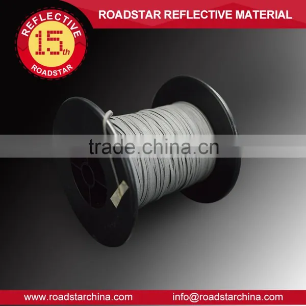 0.5mm Width Double Sided High Visibility Reflective Sewing Thread photo-4