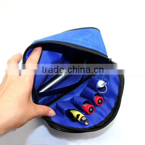 Big Size Blue Canvas Zipper Case for Emod and Efest Battery Carrying Bag photo-2
