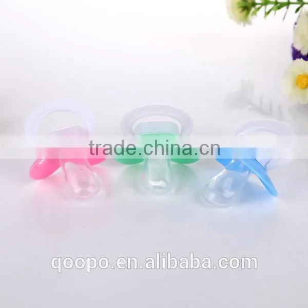 3PK High Quality Light Wooden Pacifier Clip Baby Pacifier With Plastic Clips photo-5