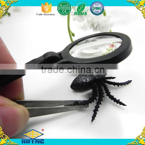 Wholesale Tweezer Magnifier Plastic Pocket Magnifier photo-3