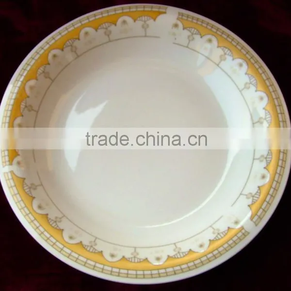 Cheap 9.25 Omega Plate/high Quality 9.25 Omega Deep Plate/Wholesale Personalized Porcelain Soup Plates photo-3