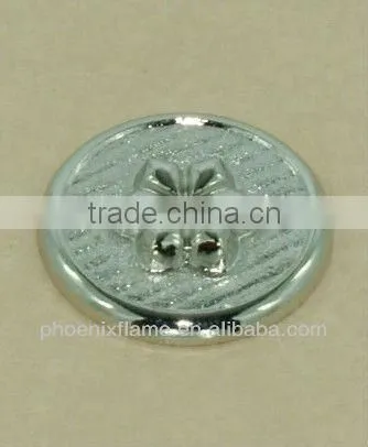 Custom metal sewing button