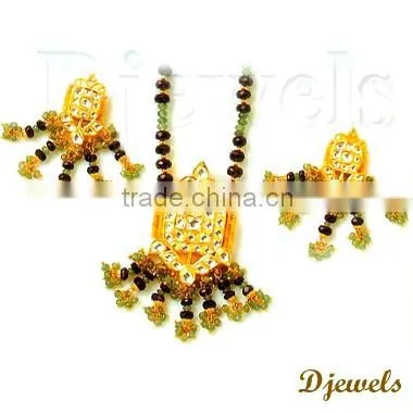 Indian Gold Kundan Necklace Sets, Kundan Necklace Sets, Kundan Jewellery photo-2