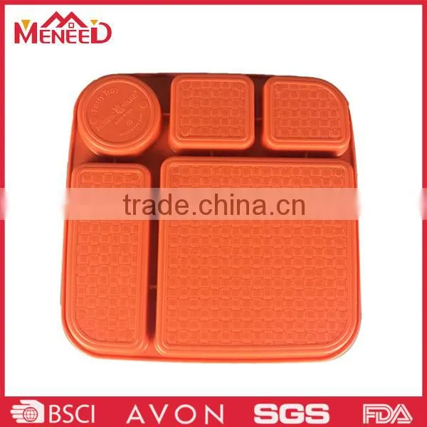 School/hotel/restaurant Canteen Food Grade Melamine Divided Lunch Tray photo-4
