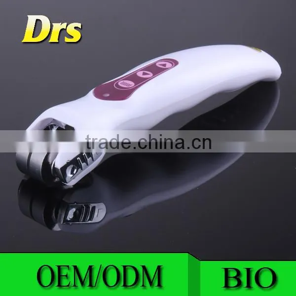 LED Vibrating Derma MicroNeedle Roller Hair Loss Home Skin Care Acne Wrinkles Microneedles photo-4